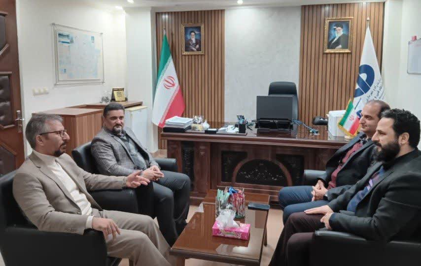 دیدار معاون راهداری وحمل ونقل جاده ای با مدیریت آزمایشگاه فنی ومکانیک خاک استان گیلان