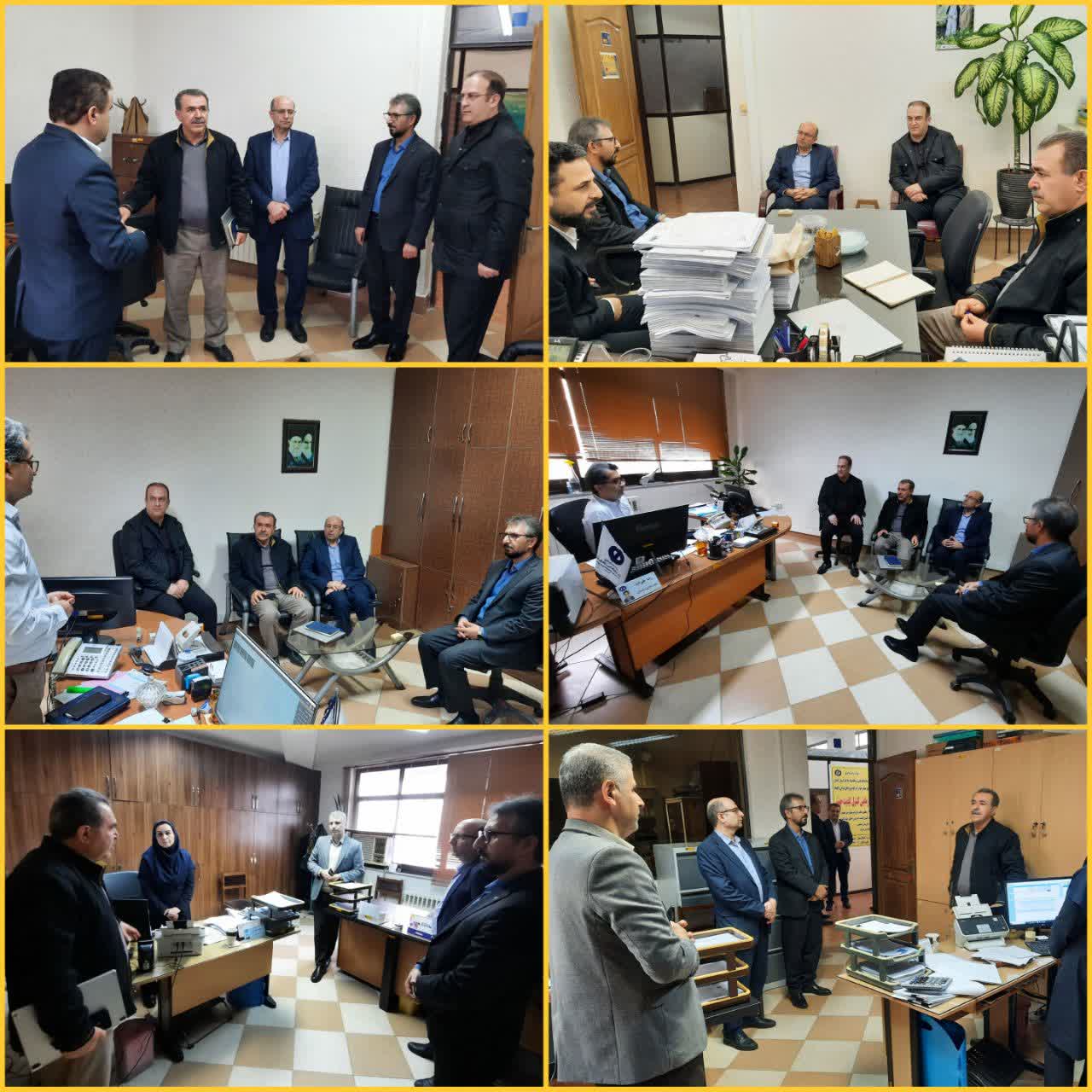دیدار معاون توسعه مدیریت و منابع با کارکنان آزمایشگاه استان گیلان