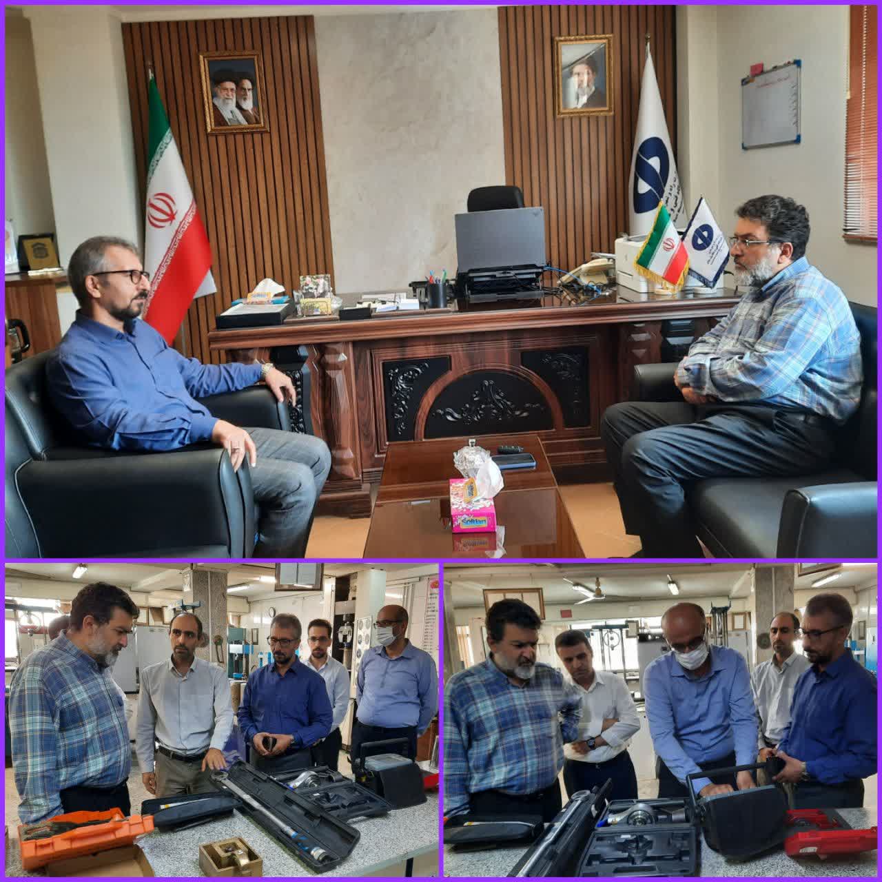 بازدید معاون اجرایی شرکت توسعه آب ونیروی ایران از آزمایشگاه فنی ومکانیک خاک استان گیلان 