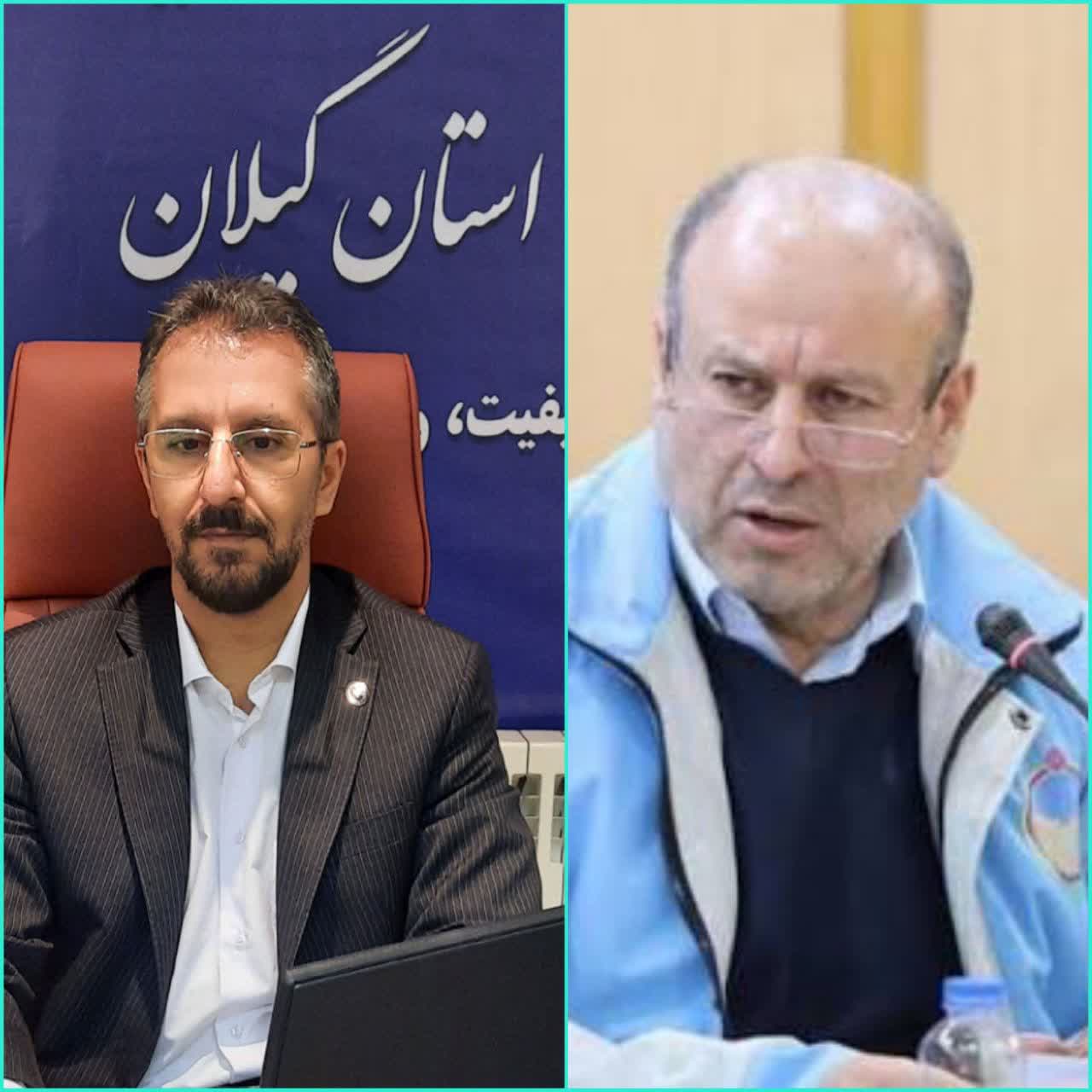 دیدارمدیریت آزمایشگاه استان گیلان با مدیرکل ستادبحران استانداری گیلان