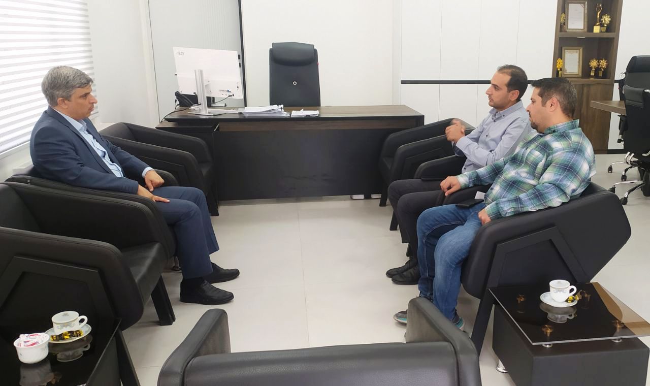 دیدار بیکیان مدیریت  آزمایشگاه فنی و مکانیک خاک استان مدیر عامل تعاونی مسکن کارکنان ۰۴